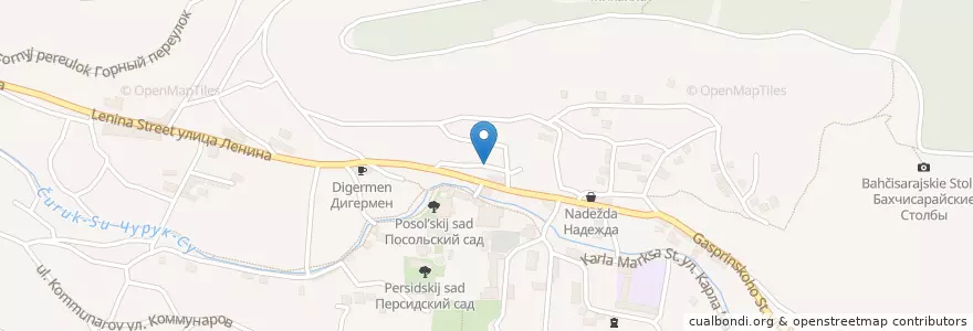 Mapa de ubicacion de Пушкин en روسيا, منطقة فيدرالية جنوبية, جمهورية القرم ذاتية الحكم, جمهورية القرم, مقاطعة باختشيساراي, مستوطنة باختشيساراي الحضرية.