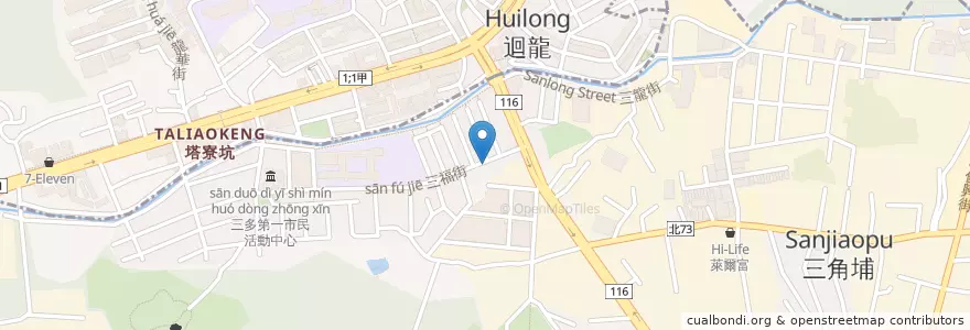 Mapa de ubicacion de 碧泉越南美食 en 타이완, 신베이 시, 수린 구.