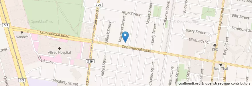 Mapa de ubicacion de Braille and Talking Book Library en Австралия, Виктория, City Of Stonnington.