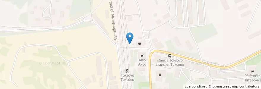 Mapa de ubicacion de Шаверма en Russland, Föderationskreis Nordwest, Oblast Leningrad, Всеволожский Район, Токсовское Городское Поселение.