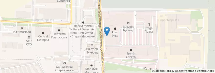Mapa de ubicacion de Мираж Синема en Russia, Northwestern Federal District, Leningrad Oblast, Saint Petersburg, Приморский Район, Округ Озеро Долгое, Округ № 65.