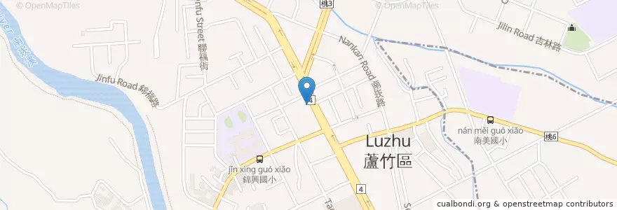 Mapa de ubicacion de 巧味溫州大餛飩 en Taiwan, 桃園市, 蘆竹區.