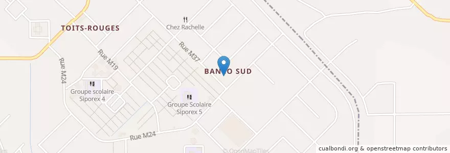 Mapa de ubicacion de Collège jeunnes filles Singa en ساحل عاج, آبیجان, Yopougon.