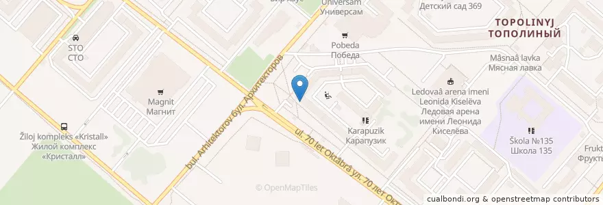 Mapa de ubicacion de Японский домик en Russia, Siberian Federal District, Omsk Oblast, Omsky District, Городской Округ Омск.