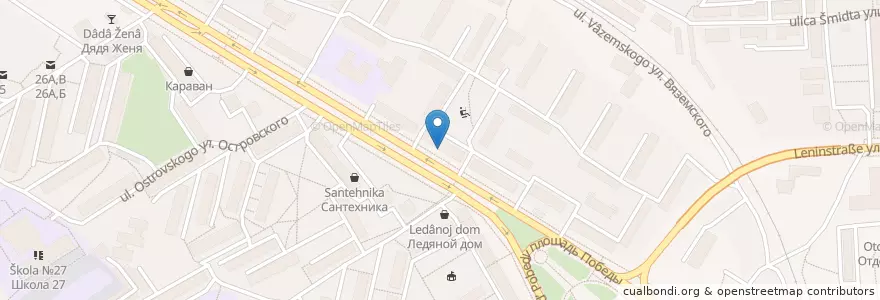 Mapa de ubicacion de Отделение связи №440011 en Rusia, Приволжский Федеральный Округ, Óblast De Penza, Городской Округ Пенза.