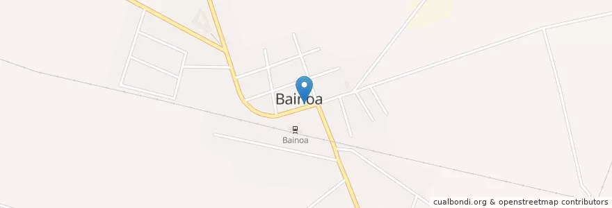 Mapa de ubicacion de Cine Bainoa en Cuba, Mayabeque, Jaruco.