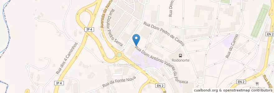 Mapa de ubicacion de VRL-00007 en البرتغال, المنطقة الشمالية (البرتغال), فيلا ريال, دويرة, فيلا ريال, Vila Real.