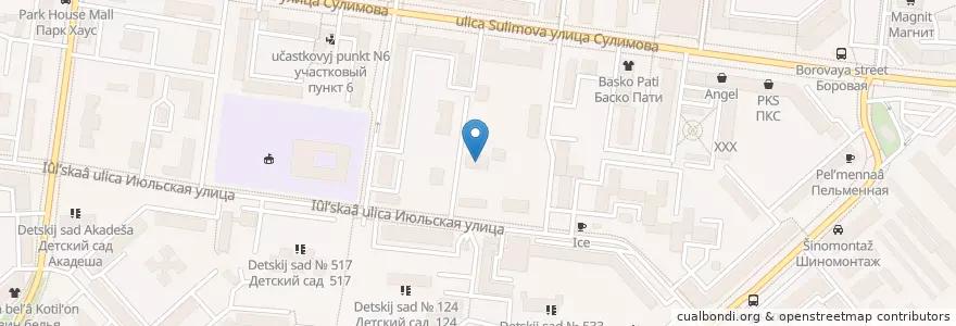 Mapa de ubicacion de Гимназия N35 en Rússia, Уральский Федеральный Округ, Свердловская Область, Городской Округ Екатеринбург.