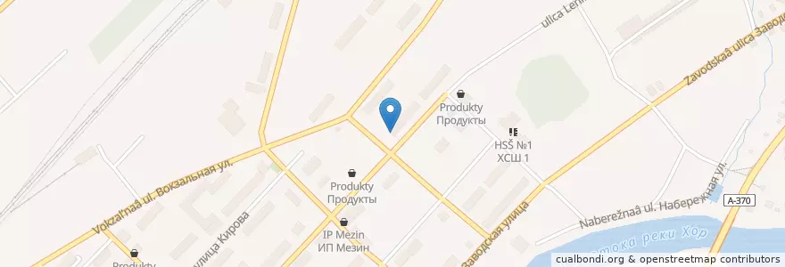 Mapa de ubicacion de МТС банк en 俄罗斯/俄羅斯, 远东联邦管区, 哈巴罗夫斯克边疆区, Хорское Городское Поселение.