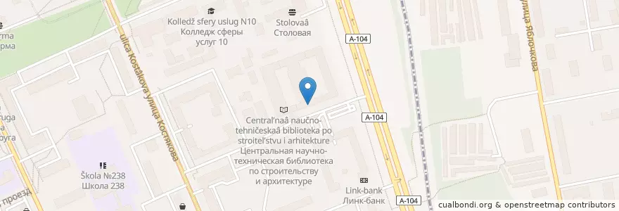 Mapa de ubicacion de Прана en 러시아, Центральный Федеральный Округ, Москва, Северный Административный Округ, Тимирязевский Район.