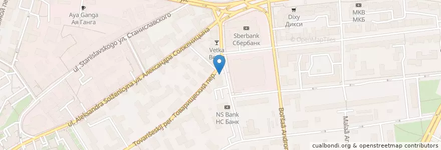 Mapa de ubicacion de НС Банк en Rusland, Centraal Federaal District, Moskou, Центральный Административный Округ, Таганский Район.