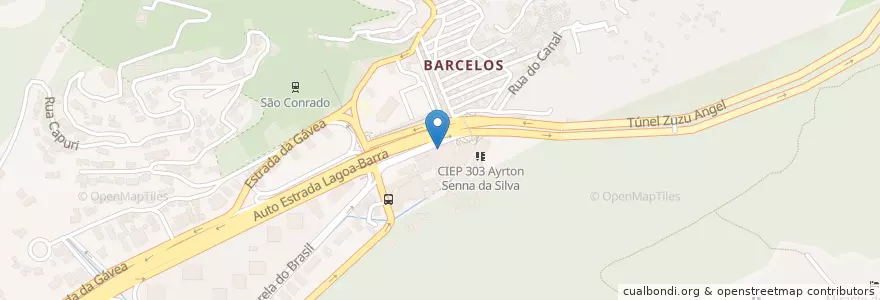 Mapa de ubicacion de Delegacia - 11ª DP da Rocinha en Brazil, Southeast Region, Rio De Janeiro, Região Metropolitana Do Rio De Janeiro, Região Geográfica Imediata Do Rio De Janeiro, Região Geográfica Intermediária Do Rio De Janeiro, Rio De Janeiro.