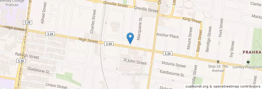Mapa de ubicacion de High Street Medical Clinic en Австралия, Виктория, City Of Stonnington.