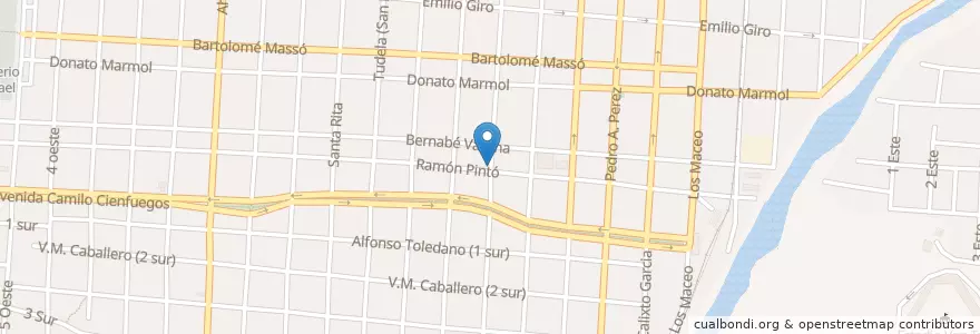 Mapa de ubicacion de Farmacia en Kuba, Guantánamo, Guantánamo, Ciudad De Guantánamo.