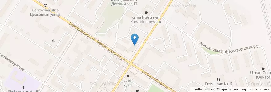 Mapa de ubicacion de Лапша en Russia, Северо-Западный Федеральный Округ, Oblast' Di Leningrado, San Pietroburgo, Пушкинский Район, Пушкин.