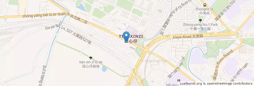 Mapa de ubicacion de 家福焼臘店 en 타이완, 신베이 시, 타이베이시, 베이터우 구.