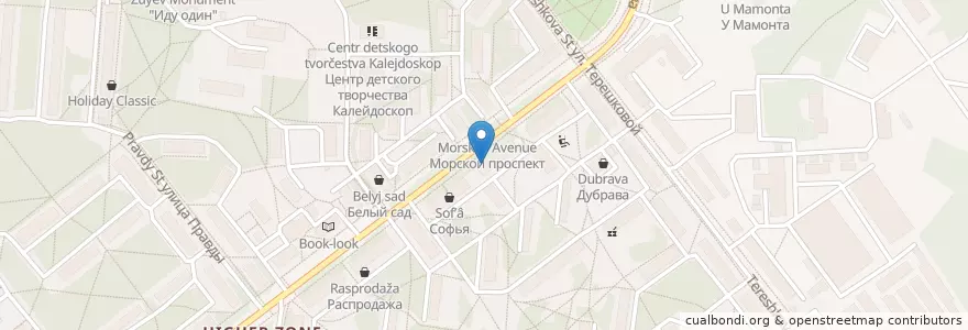 Mapa de ubicacion de Альфа-Банк en ロシア, シベリア連邦管区, ノヴォシビルスク州, ノヴォシビルスク管区.