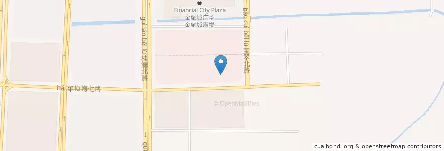 Mapa de ubicacion de KFC en 中国, 広東省, 仏山市, 南海区.