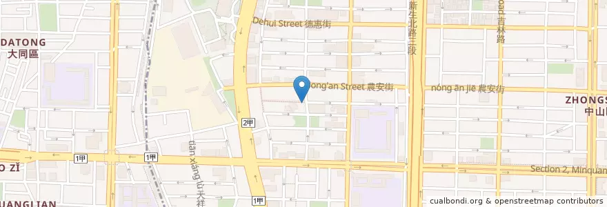 Mapa de ubicacion de 晴光芋頭米粉 en 타이완, 신베이 시, 타이베이시.