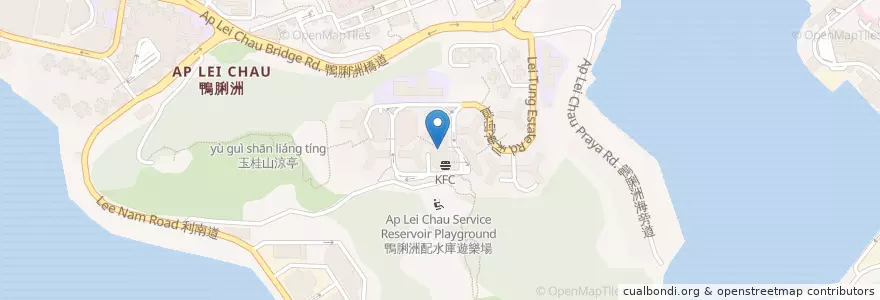 Mapa de ubicacion de 利東郵政局 Lei Tung Post Office en 中国, 广东省, 香港 Hong Kong, 香港島 Hong Kong Island, 新界 New Territories, 南區 Southern District.