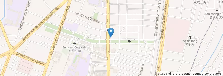 Mapa de ubicacion de 嘉鄉豆腐店 en تایوان, تایچونگ, 北區.