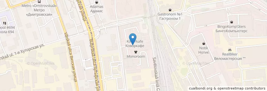 Mapa de ubicacion de Market burger bar en Russia, Central Federal District, Moscow, North-Eastern Administrative Okrug, Northern Administrative Okrug, Butyrsky District.