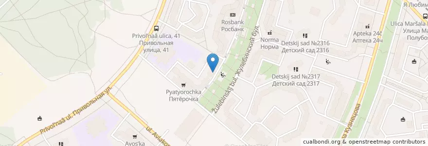 Mapa de ubicacion de English First en Rusia, Центральный Федеральный Округ, Москва, Юго-Восточный Административный Округ, Район Выхино-Жулебино.