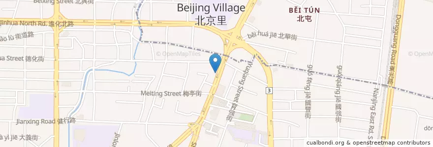 Mapa de ubicacion de 禾諺牙醫診所 en Taïwan, Taichung, 北區.