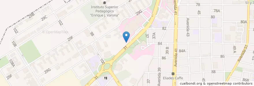 Mapa de ubicacion de Farmacia en کوبا, La Habana, Marianao, Playa.