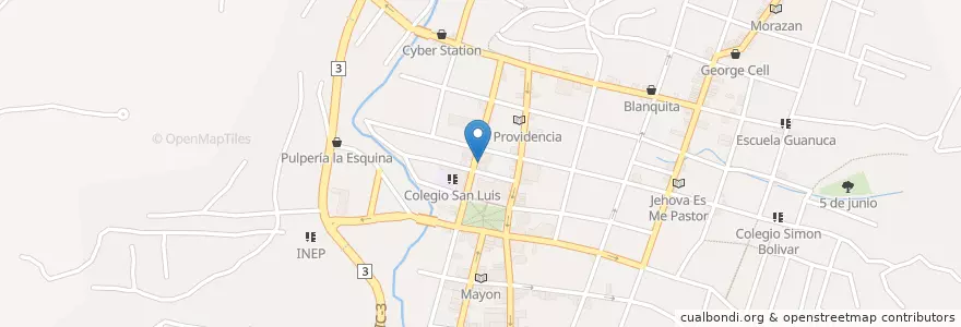 Mapa de ubicacion de Mokali en نیکاراگوئه, Matagalpa, Matagalpa (Municipio).