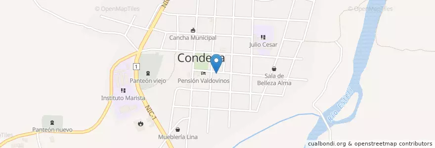 Mapa de ubicacion de El Sazon De Doñalta en Nicaragua, Estelí, Condega (Municipio).