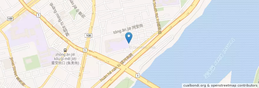 Mapa de ubicacion de 三光國小(金滿意) en 台湾, 新北市.