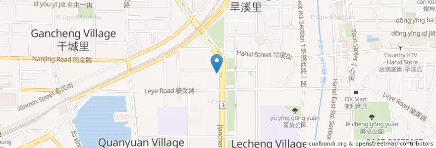 Mapa de ubicacion de 林肉圓 en Taiwan, Taichung, 東區.