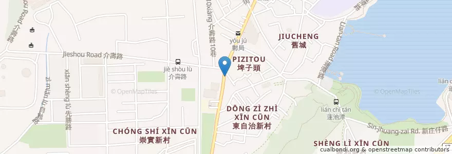 Mapa de ubicacion de 來客冰 en Taiwán, Kaohsiung, 左營區.