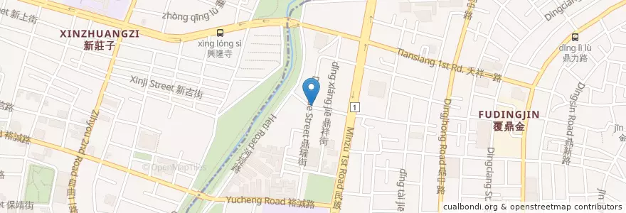 Mapa de ubicacion de 里歐歐式早餐（河堤店） en Taiwan, Kaohsiung, Sanmin.