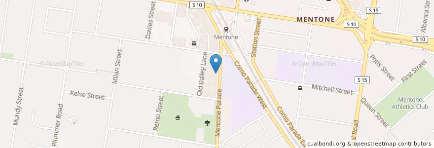 Mapa de ubicacion de Marpha Indian en Australie, Victoria, City Of Kingston.