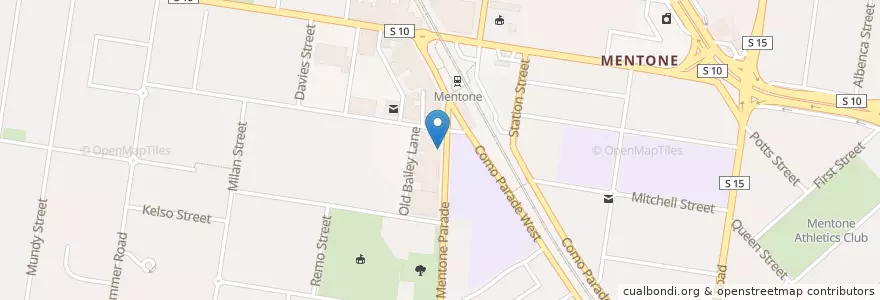 Mapa de ubicacion de La Porchetta en オーストラリア, ビクトリア, City Of Kingston.