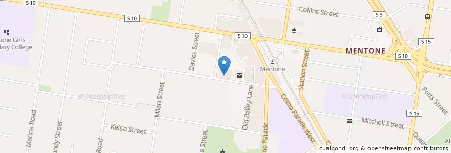 Mapa de ubicacion de Chemist Warehouse en Australie, Victoria, City Of Kingston.