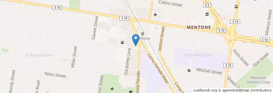 Mapa de ubicacion de Jimmy's Fish Bar en Australie, Victoria, City Of Kingston.