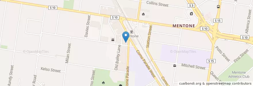 Mapa de ubicacion de Yo My Goodness en オーストラリア, ビクトリア, City Of Kingston.
