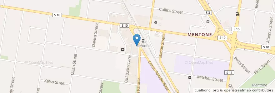 Mapa de ubicacion de Le Roi Cafe en Australie, Victoria, City Of Kingston.