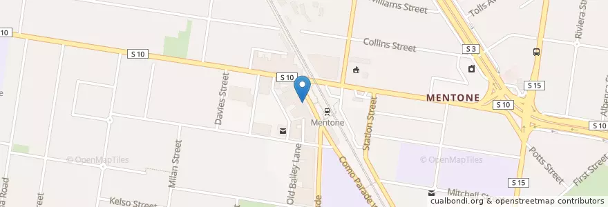 Mapa de ubicacion de BOM en Australia, Victoria, City Of Kingston.