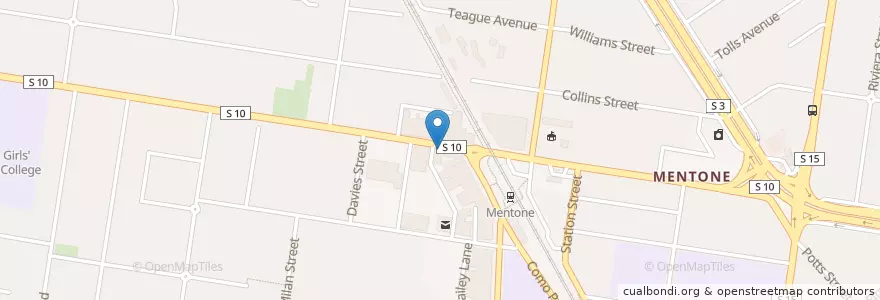 Mapa de ubicacion de Noodle Yum Yum en Australie, Victoria, City Of Kingston.