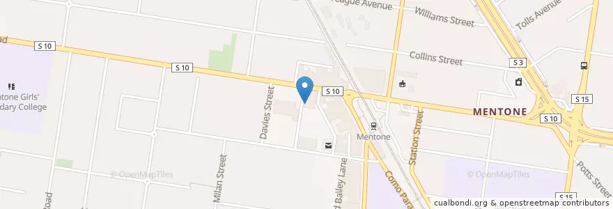 Mapa de ubicacion de Balcombe Road Medical Clinic en Australie, Victoria, City Of Kingston.