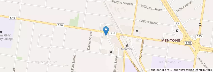 Mapa de ubicacion de Truly Scrumptious en Avustralya, Victoria, City Of Kingston.