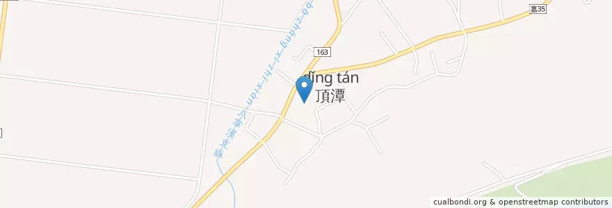 Mapa de ubicacion de 龍湖宮 en Taiwan, 臺灣省, Condado De Chiayi, 鹿草鄉.
