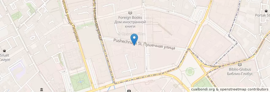 Mapa de ubicacion de Москонцерт на Пушечной en Russia, Central Federal District, Moscow, Central Administrative Okrug, Tverskoy District.
