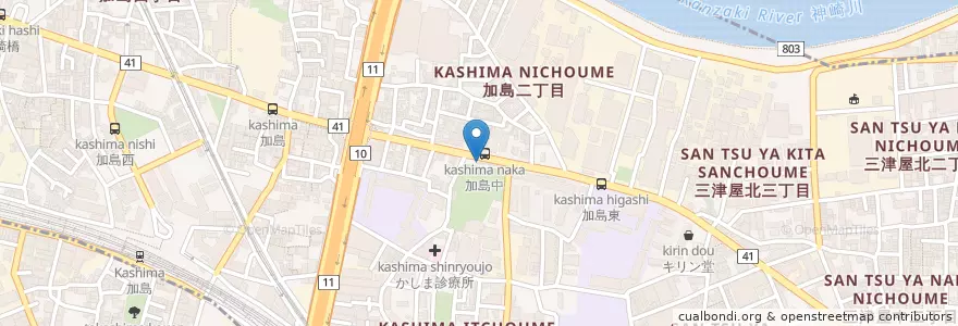 Mapa de ubicacion de 小石歯科医院 en 日本, 大阪府, 大阪市, 淀川区.