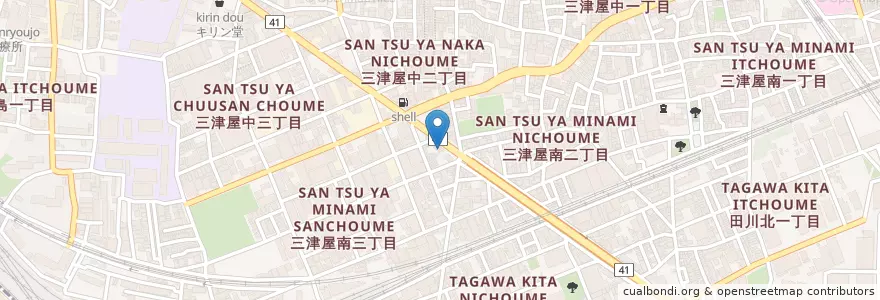 Mapa de ubicacion de 和風料理 あだち en 일본, 오사카부, 오사카, 淀川区.
