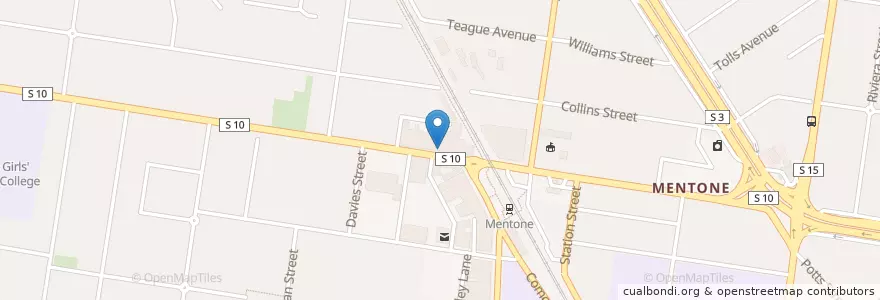 Mapa de ubicacion de Kebab House en オーストラリア, ビクトリア, City Of Kingston.